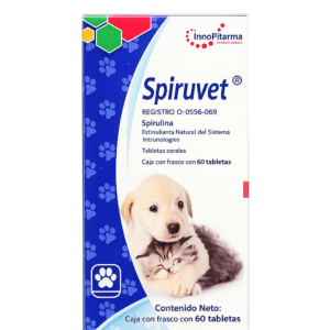 Spiruvet Spirulina para Perros y Gatos – 60 Tabletas