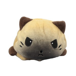 Peluche Reversible de Gatito Siamés Kawaii 2 en 1