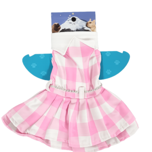Vestido Cuadros Rosados para Perritas