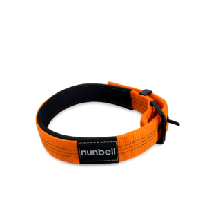 Collar Ajustable para Perros – Color Naranja de Alta Visibilidad