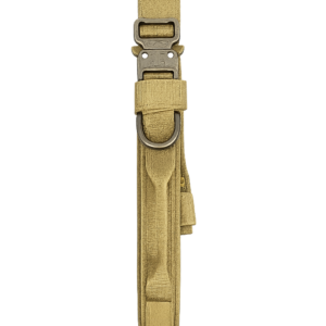 Collar Táctico Ajustable para Perros – Color Caqui